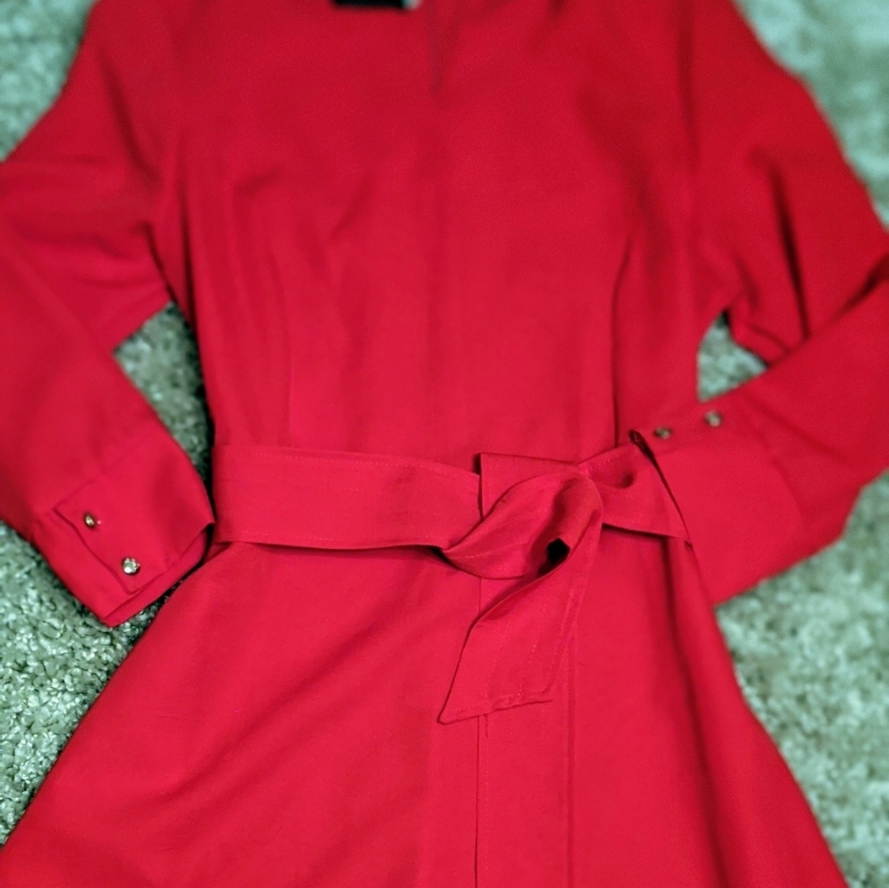 Red dress